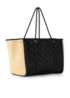 Haute Shore Greyson Tote Black Raffia | Vagabond Apparel Boutique