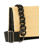 Haute Shore Lexi Crossbody Raffia/Black Quilted Nylon | Vagabond Apparel Boutique