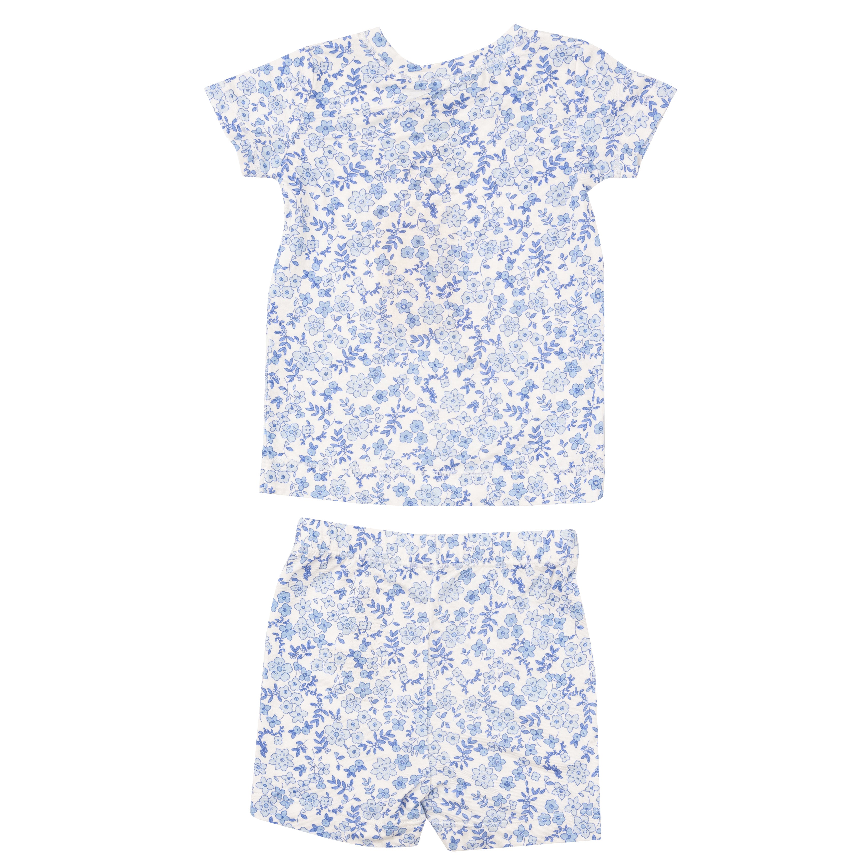 Angel Dear Blue Calico Loungewear Short Set