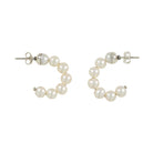 Sea Lustre Small Pearl Hoops