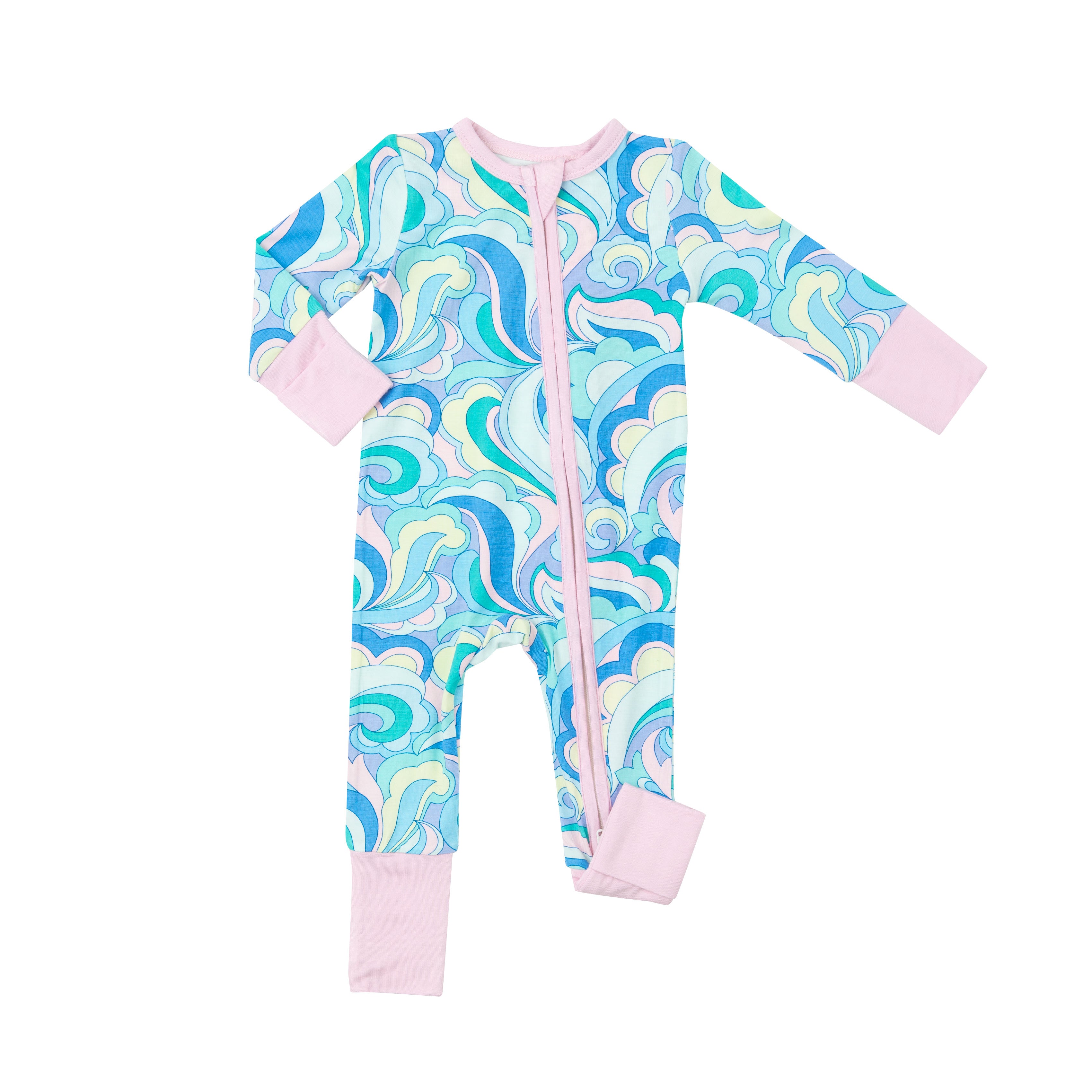 Angel Dear Swirls 2-Way Zipper Romper