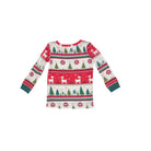 Angel Dear Reindeer Fair Isle L/S Loungewear Set Red