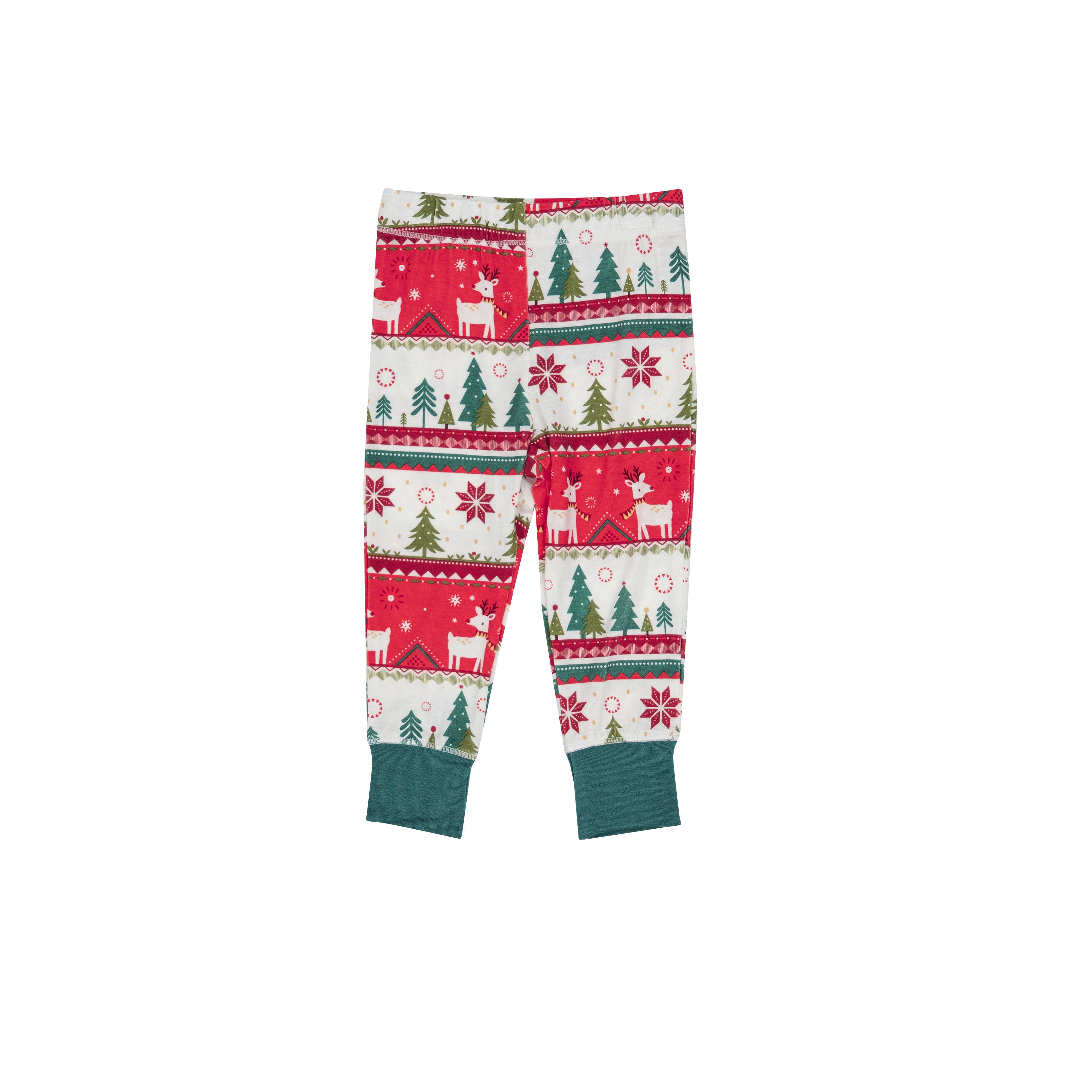 Angel Dear Reindeer Fair Isle L/S Loungewear Set Red