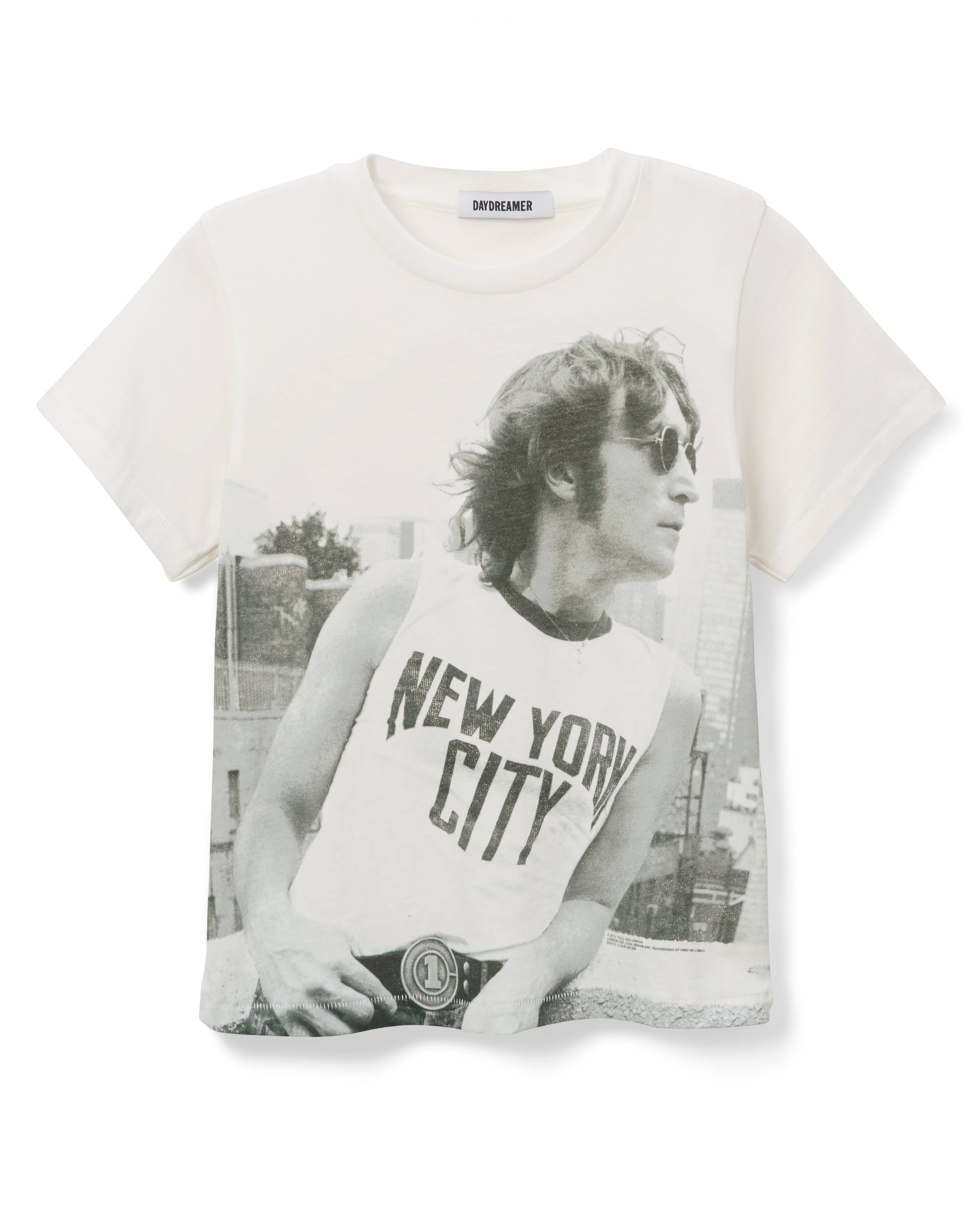 Vintage 1996 Cronies deals B&W John Lennon NYC Dreamer T-shirt