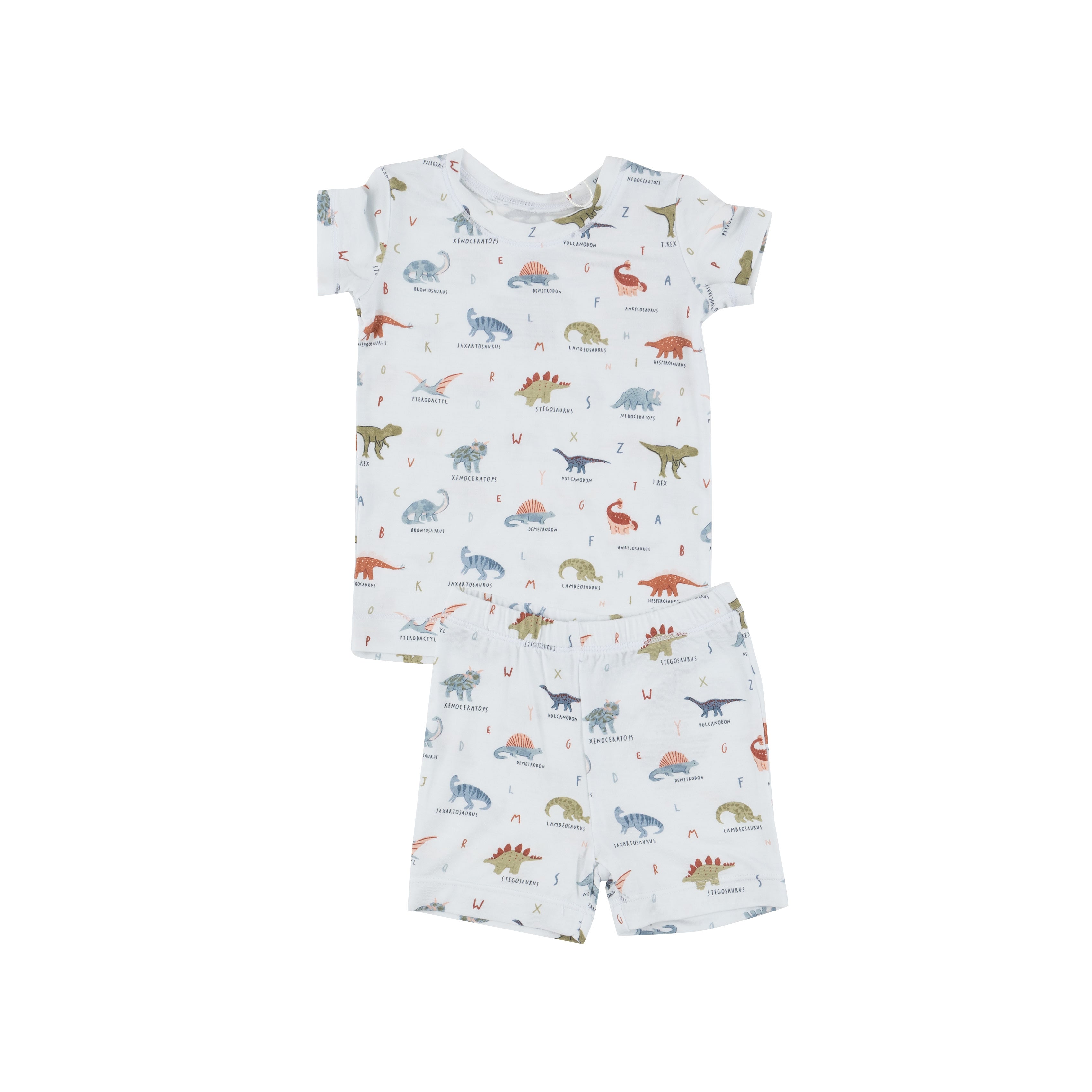 Angel Dear ABC Dinosaur Loungewear Short Set