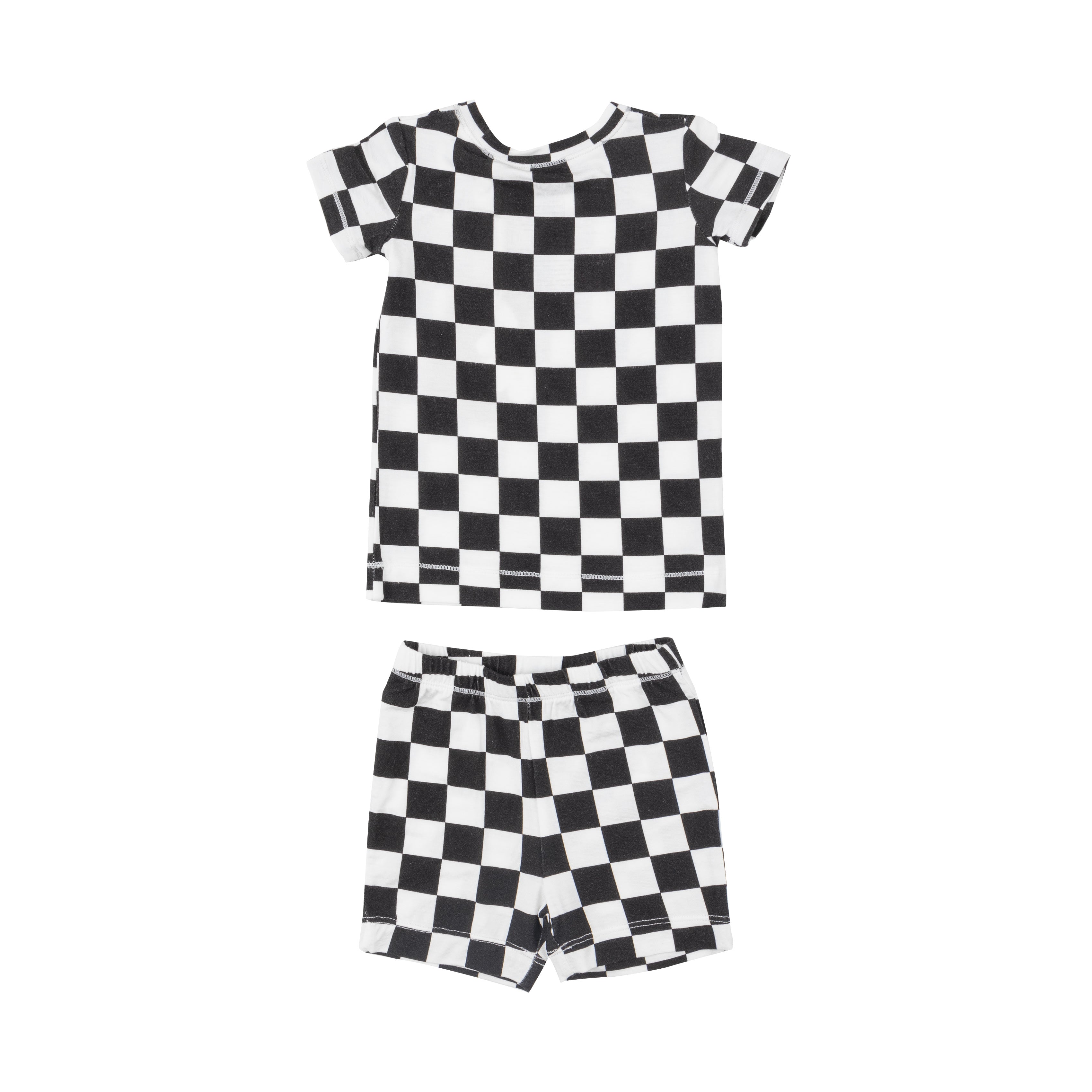 Angel Dear Checker Loungewear Short Set | Vagabond Apparel Boutique