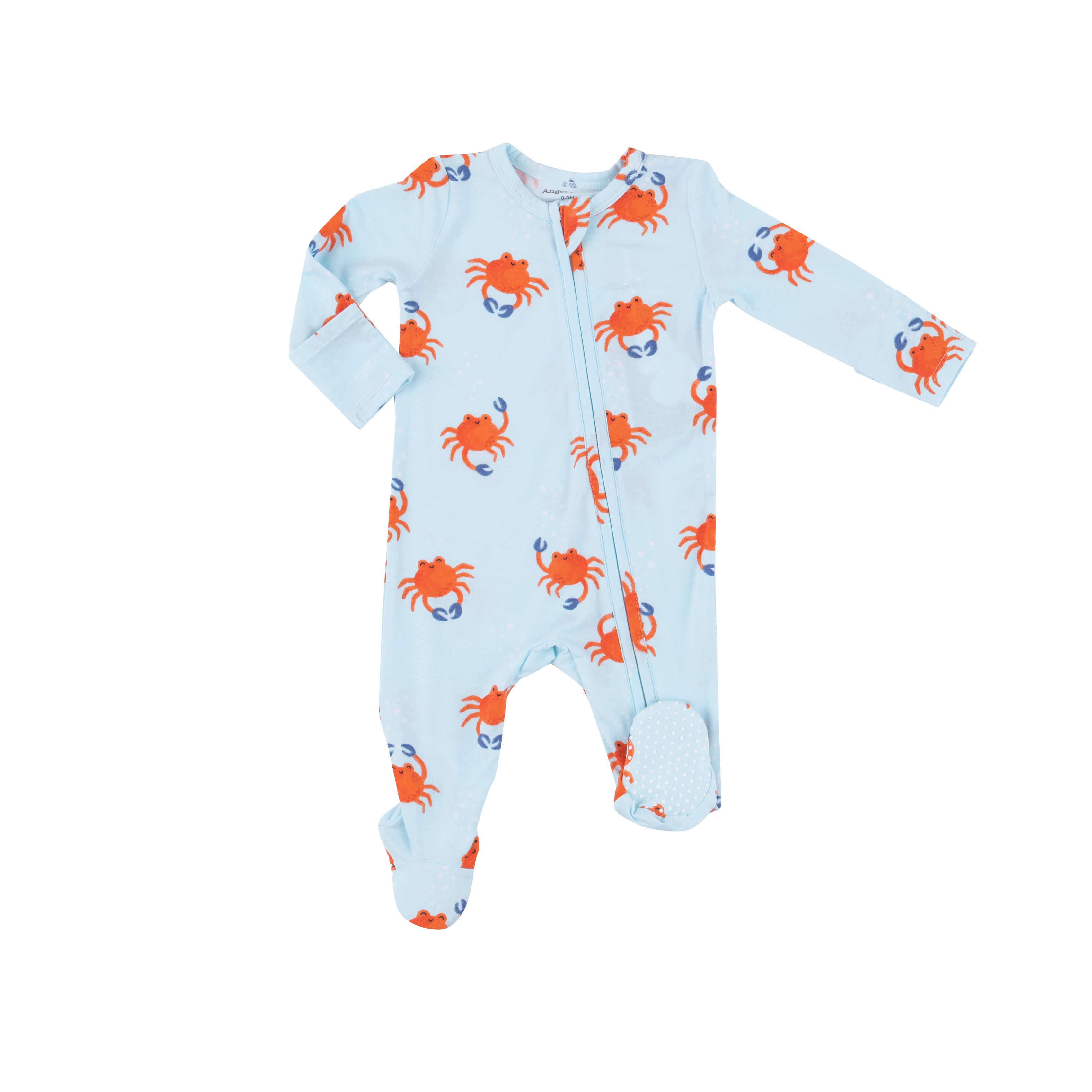 Angel Dear Crabby Cutie 2-Way Zipper Footie