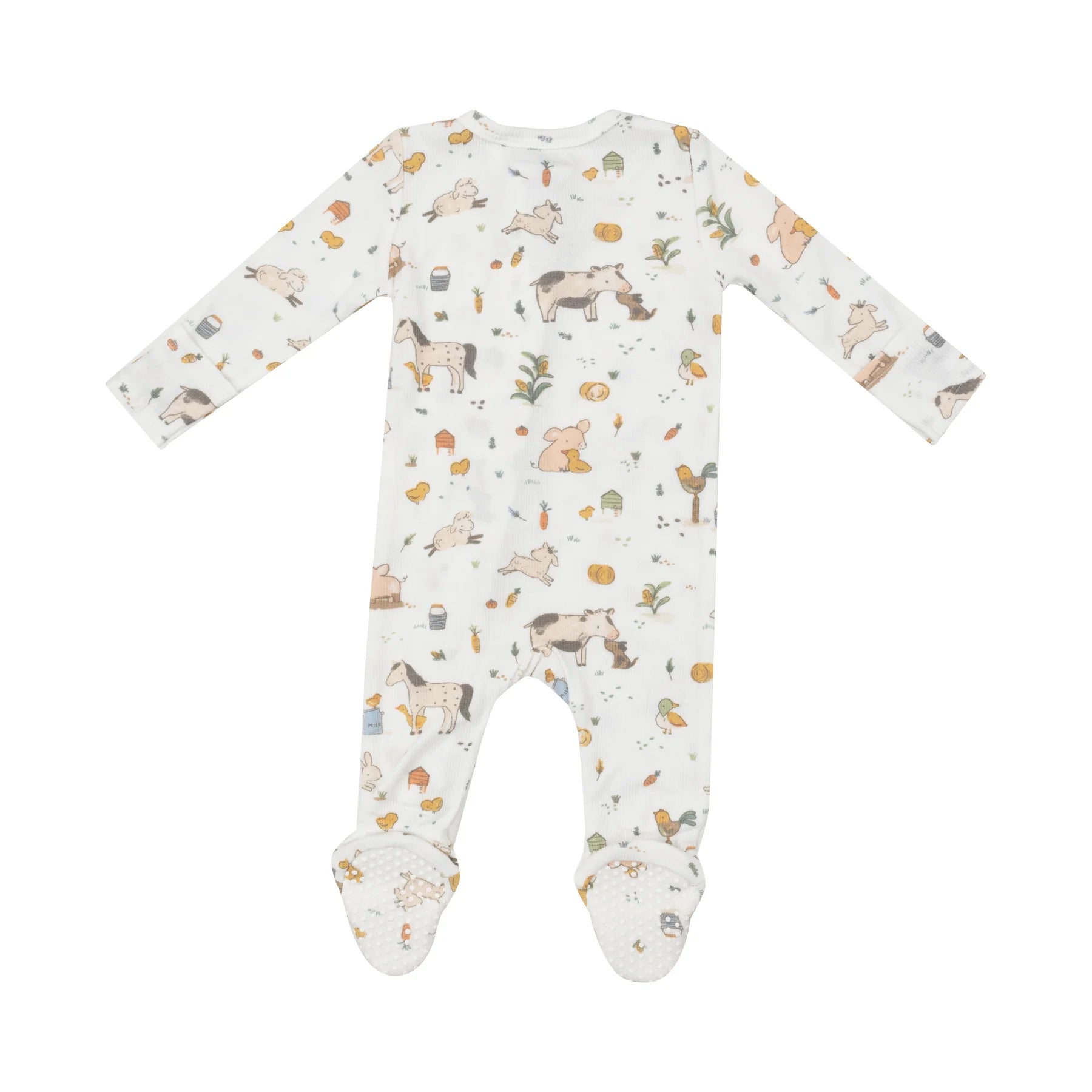 Angel Dear Farm Babies 2 Way Zipper Footie | Vagabond Apparel Boutique