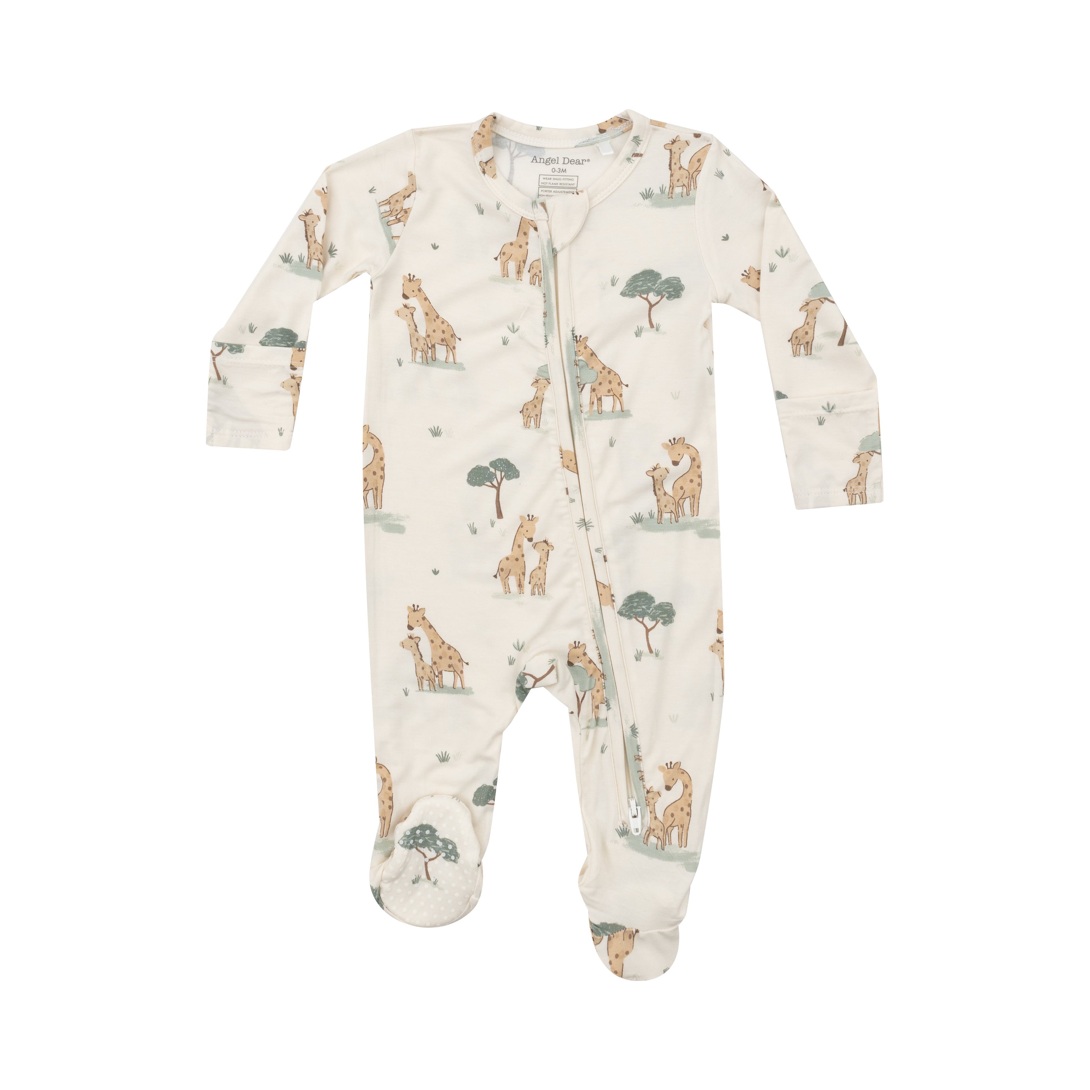 Angel Dear Giraffe Families 2 Way Zipper Footie | Vagabond Apparel Boutique