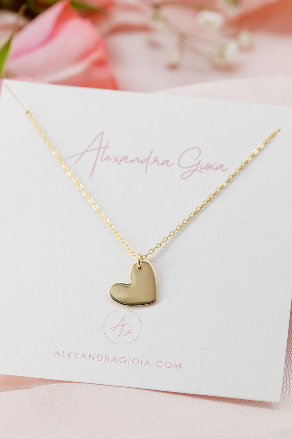 Alexandra Gioia Be Mine Heart Necklace 18" | Vagabond Apparel Boutique