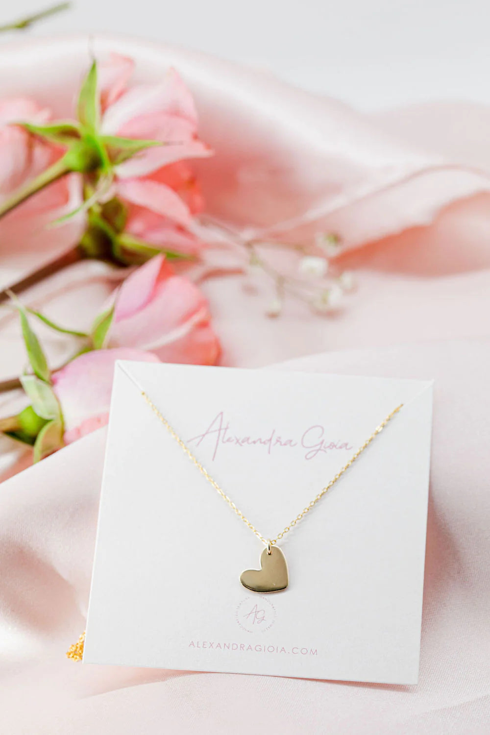 Alexandra Gioia Be Mine Heart Necklace 18" | Vagabond Apparel Boutique