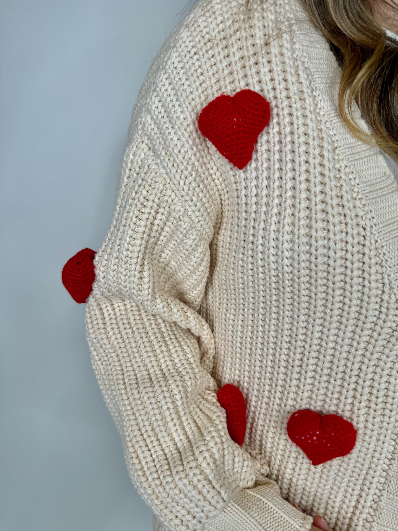 Aaron & Amber 3D Heart Cardigan | Vagabond Apparel Boutique