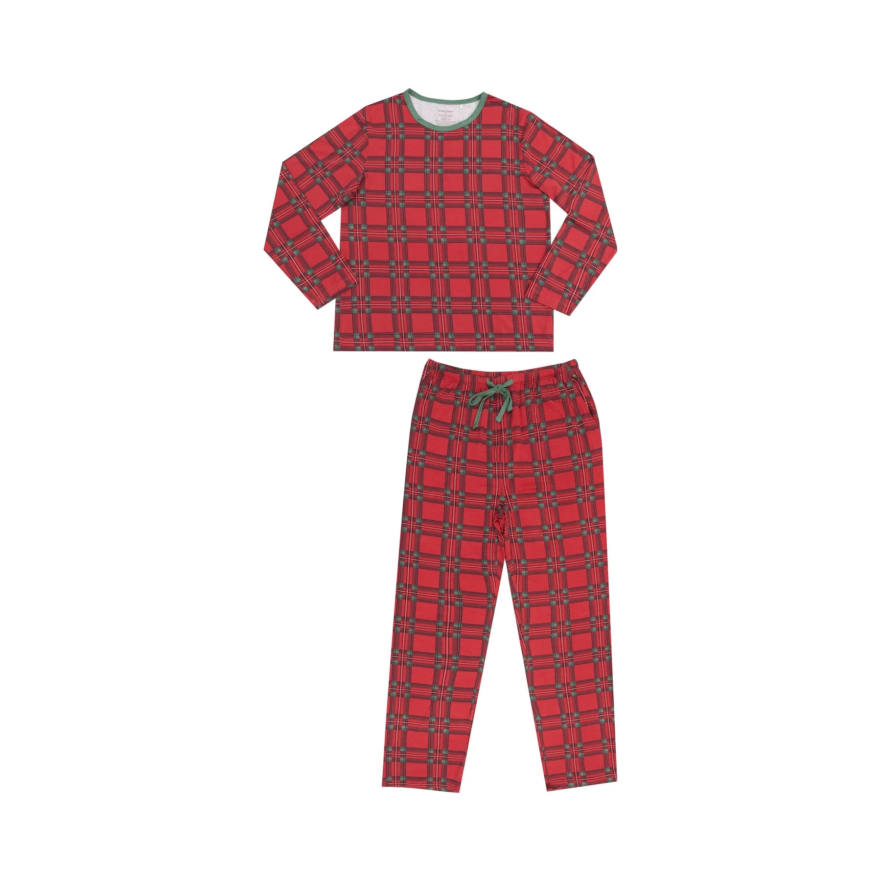 Angel Dear  Adult Plaid LS Loungewear Set | Vagabond Apparel Boutique