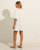 Auguste Alannah Embroidered Mini Dress Ivory