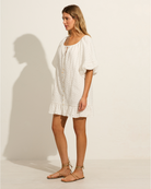 Auguste Alannah Embroidered Mini Dress Ivory