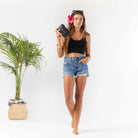 Aloha Mini Pouch Black | Vagabond Apparel Boutique