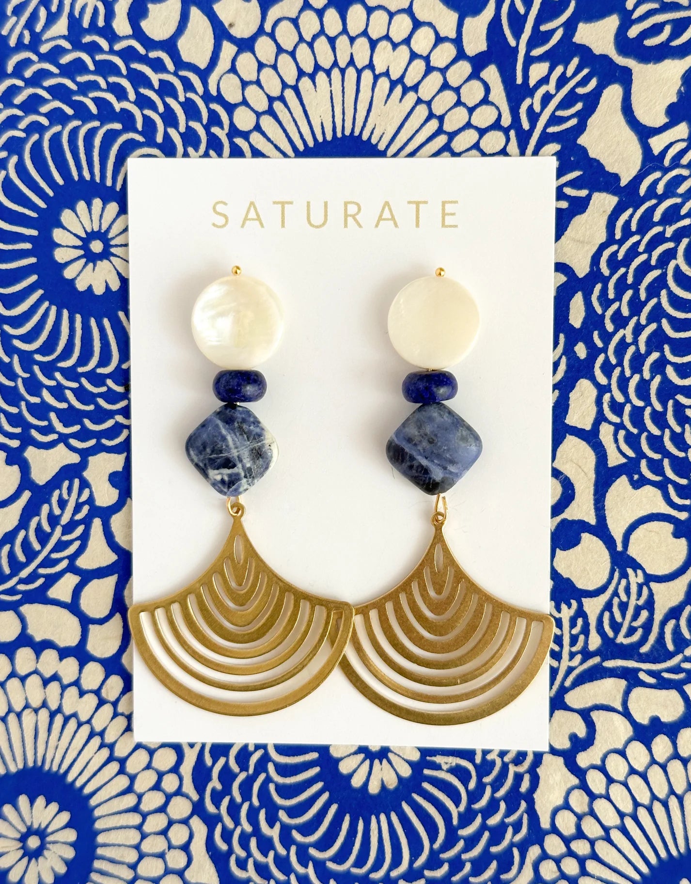 Saturate Azure Earring | Vagabond Apparel Boutique