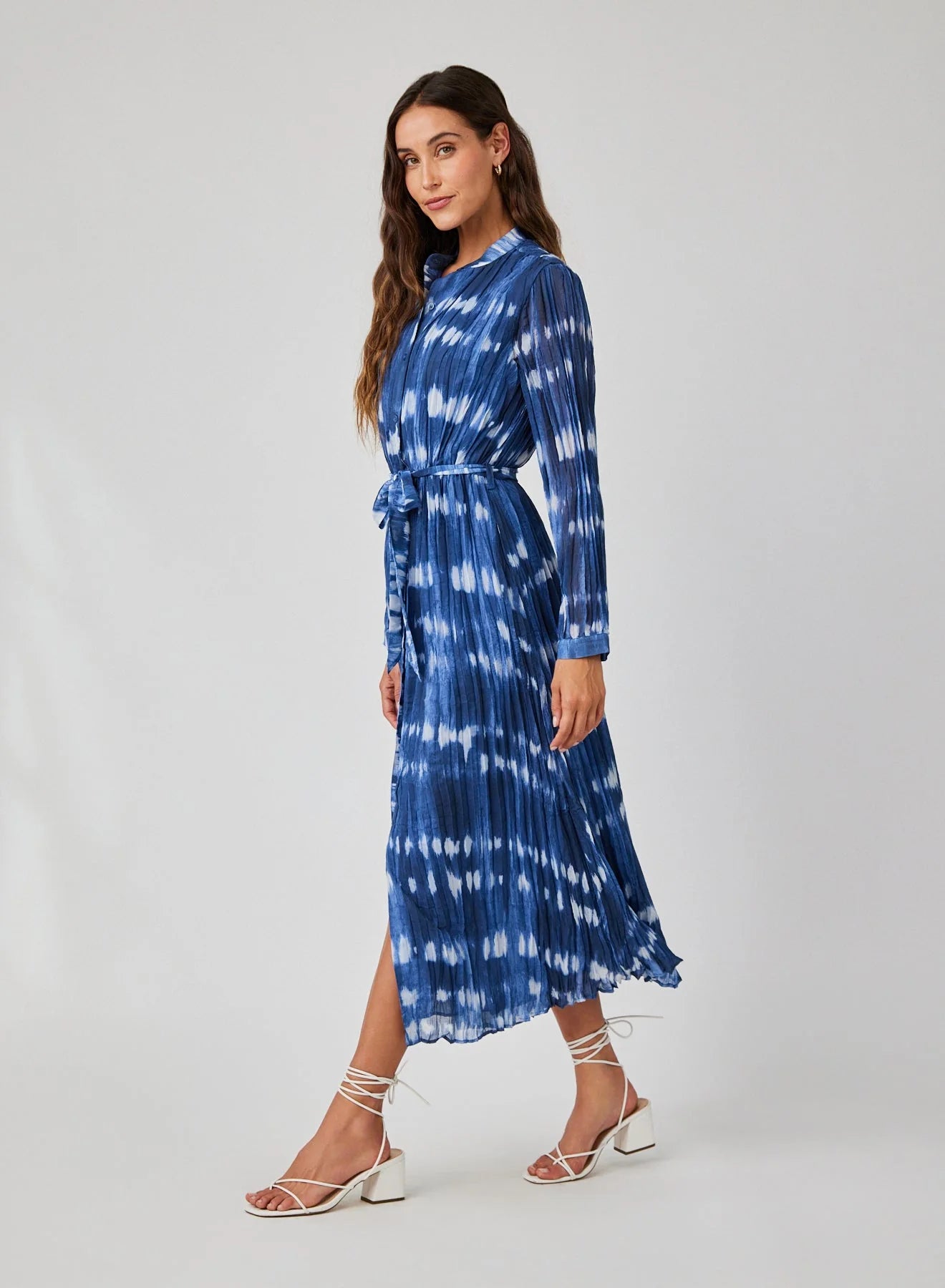 Bella Dahl Long Sleeve Pleated Maxi Dress | Vagabond Apparel Boutique