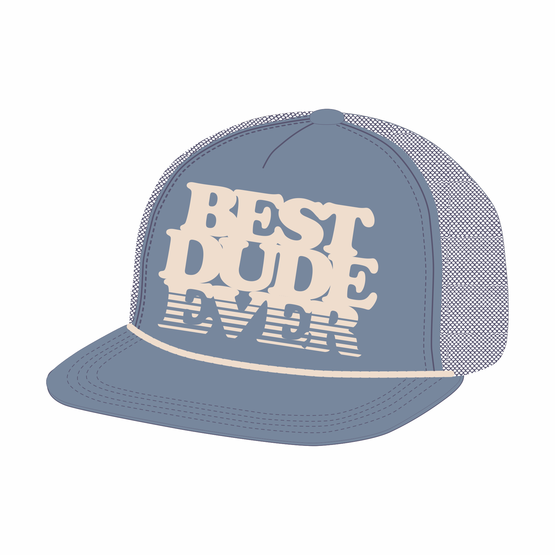 Tiny Whales Best Dude Ever Trucker Hat