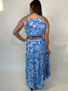 Blu Pepper Tropical Tiered Skirt | Vagabond Apparel Boutique