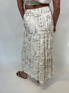 Blu Pepper Tropical Tiered Skirt | Vagabond Apparel Boutique