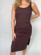 Bobi Midi Tank Dress With Slits | Vagabond Apparel Boutique