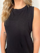 Bobi Raglan Seamed Tank Dress | Vagabond Apparel Boutique