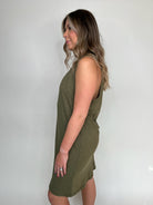 Bobi Raglan Seamed Tank Dress | Vagabond Apparel Boutique