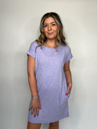 Bobi Short Sleeve Raglan Dress | Vagabond Apparel Boutique