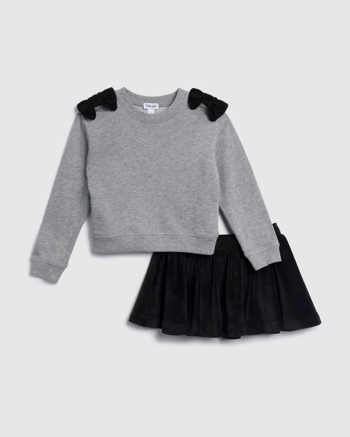 Splendid Toddler Girl Bow Skirt Set | Vagabond Apparel Boutique