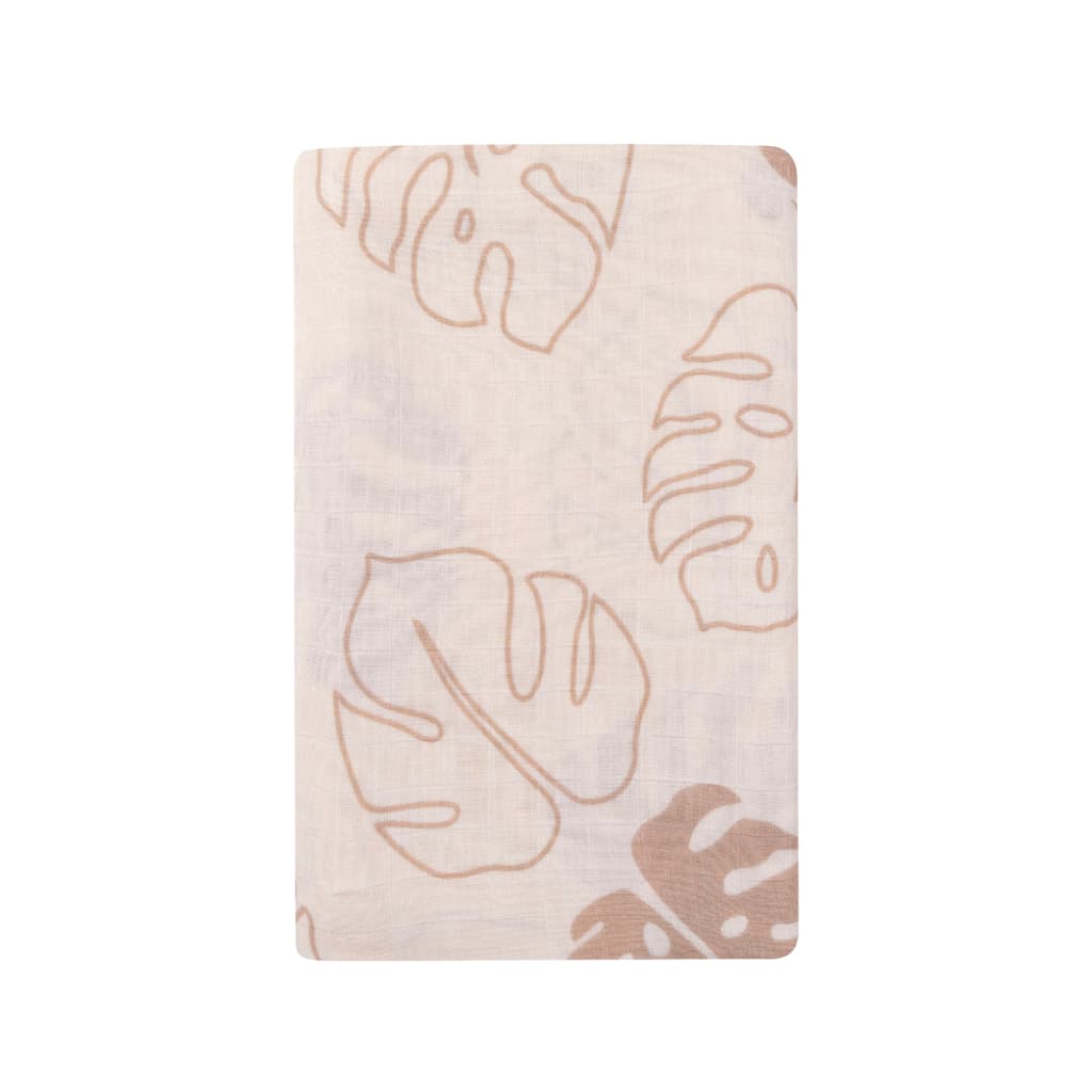 Coco Moon Swaddle Blanket Toasted Monstera | Vagabond Apparel Boutique