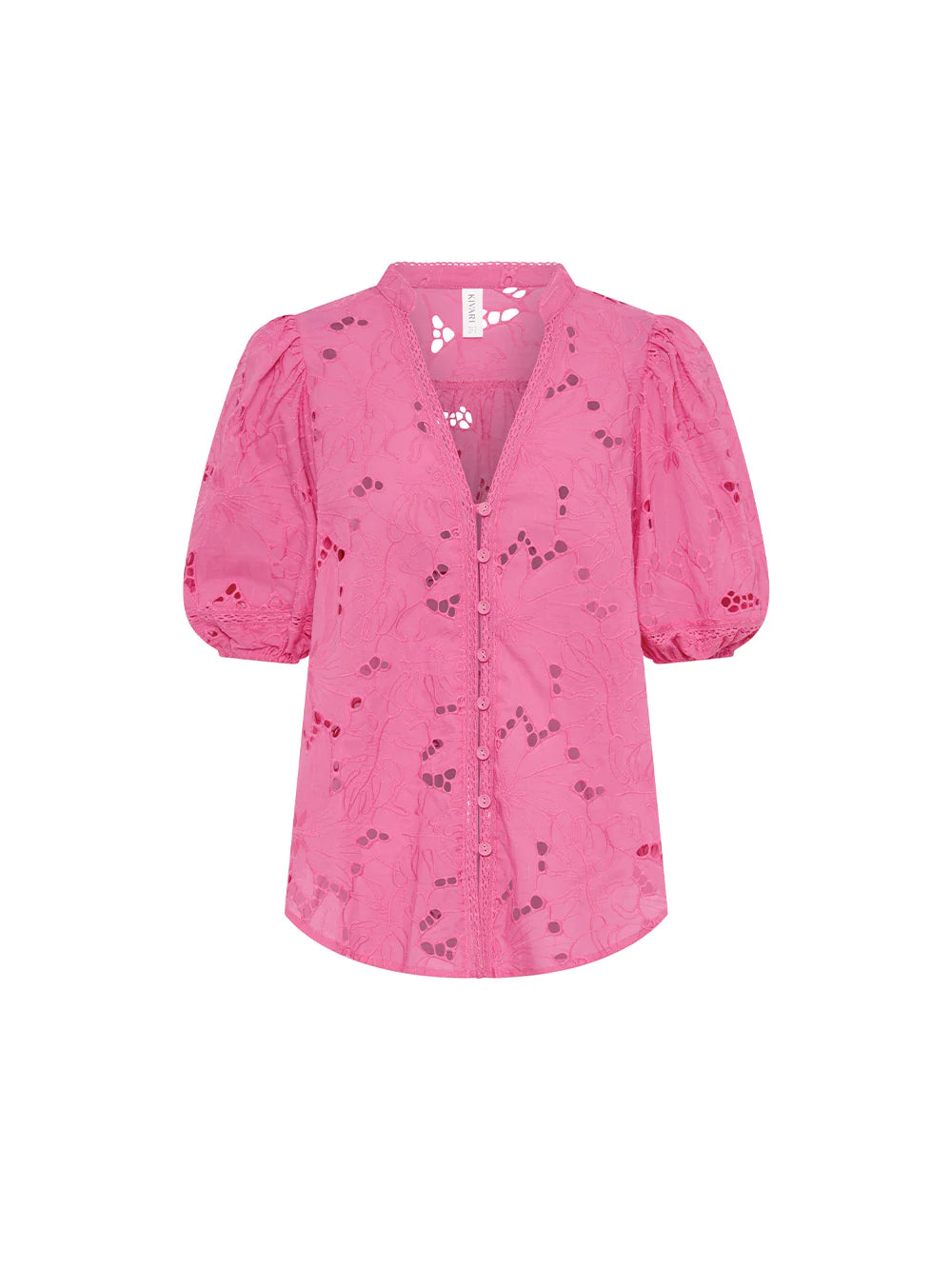 Kivari Corfu Blouse Pink | Vagabond Apparel Boutique