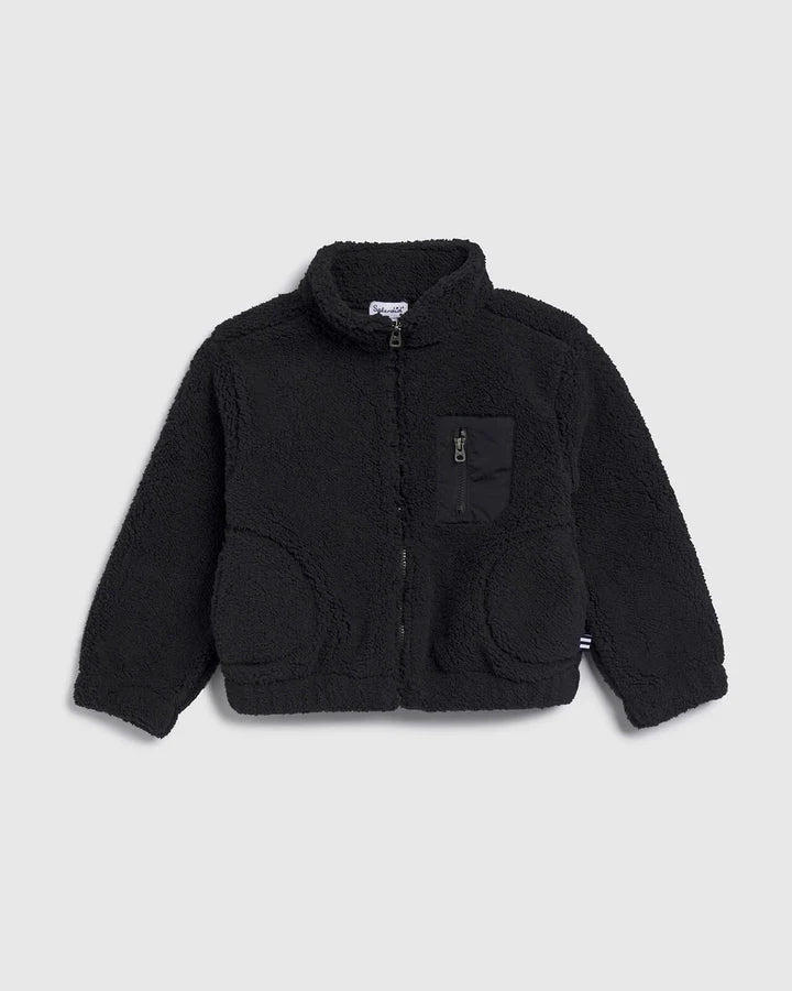 Splendid Kid Cozy Fleece Jacket Black | Vagabond Apparel Boutique