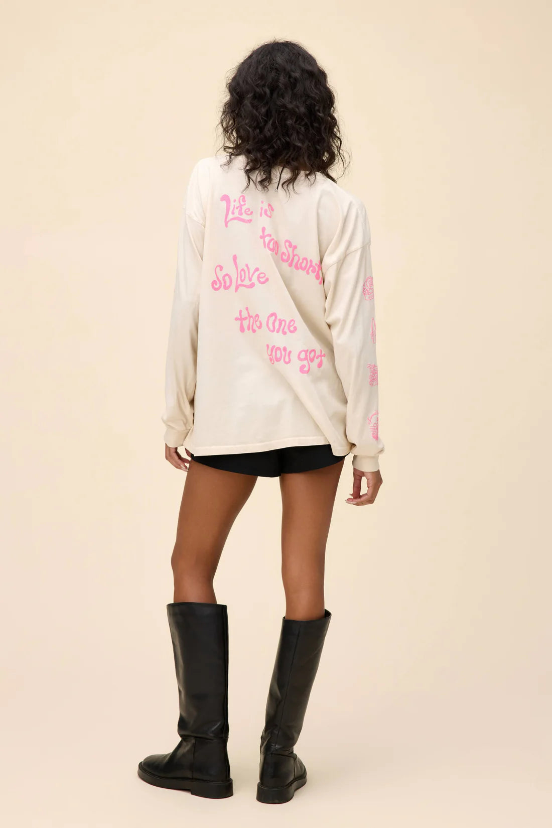 Daydreamer Sublime Love Long Sleeve White | Vagabond Apparel Boutique