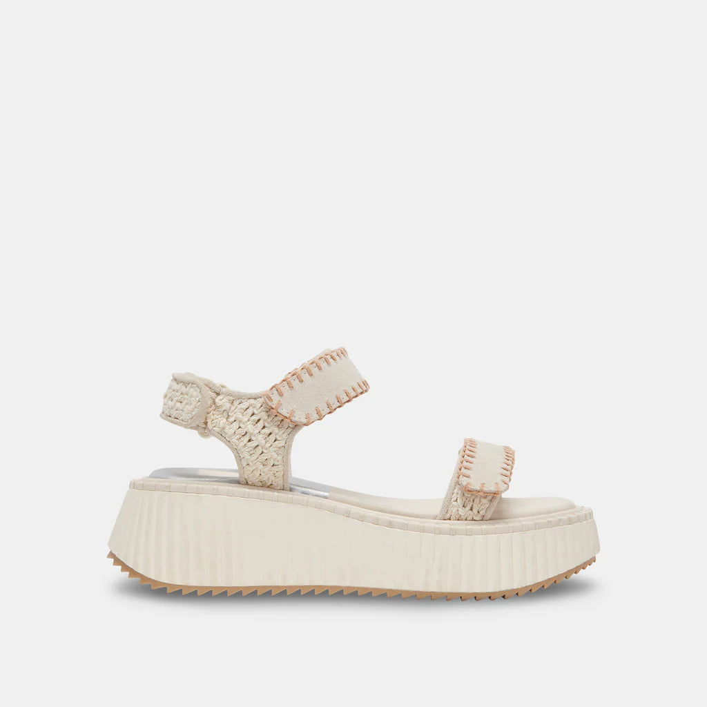 Dolce Vita Debra Sandal Ivory Suede | Vagabond Apparel Boutique