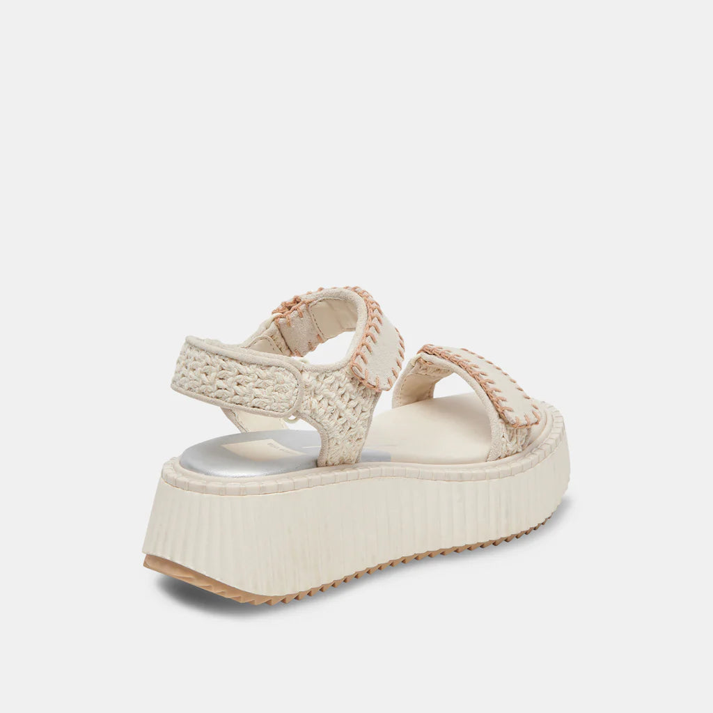 Dolce Vita Debra Sandal Ivory Suede | Vagabond Apparel Boutique