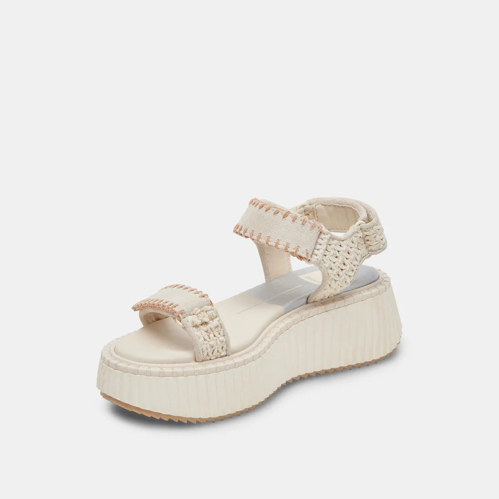 Dolce Vita Debra Sandal Ivory Suede | Vagabond Apparel Boutique