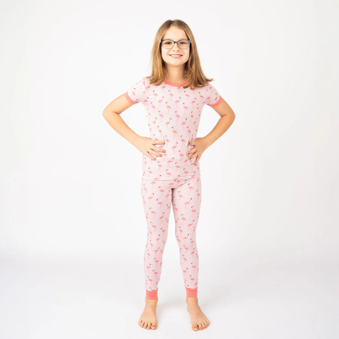 Emerson & Friends Flamingo PJ Set | Vagabond Apparel Boutique