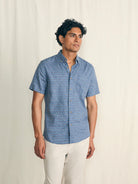 Faherty Men Short Sleeve Breeze Shirt | Vagabond Apparel Boutique