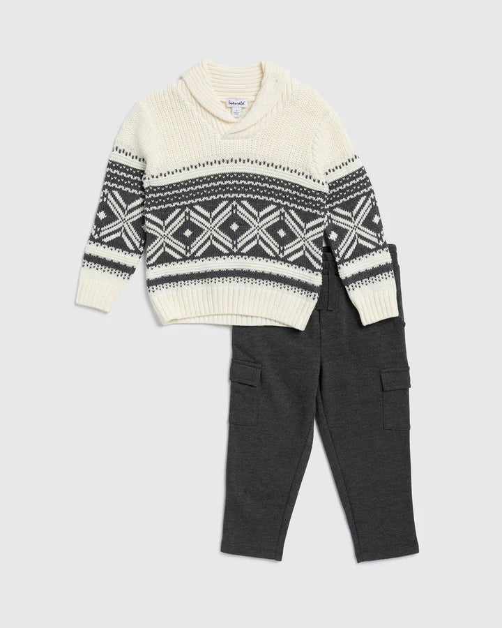 Splendid Toddler Boy Fairisle Sweater Set | Vagabond Apparel Boutique