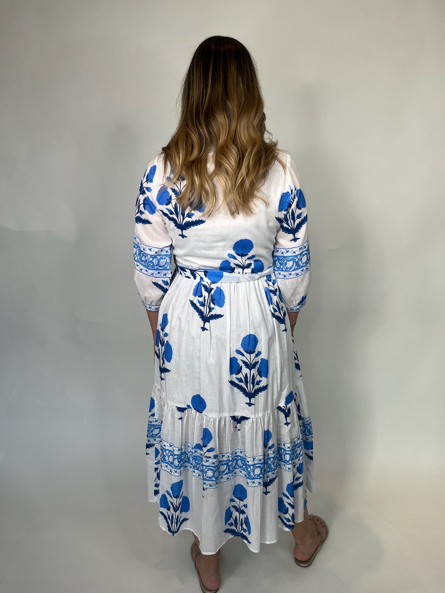 Farylina Frida Dress Blue | Vagabond Apparel Boutique