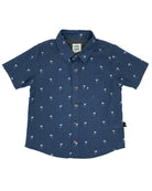 Feather 4 Arrow Island Palm Button Down Navy