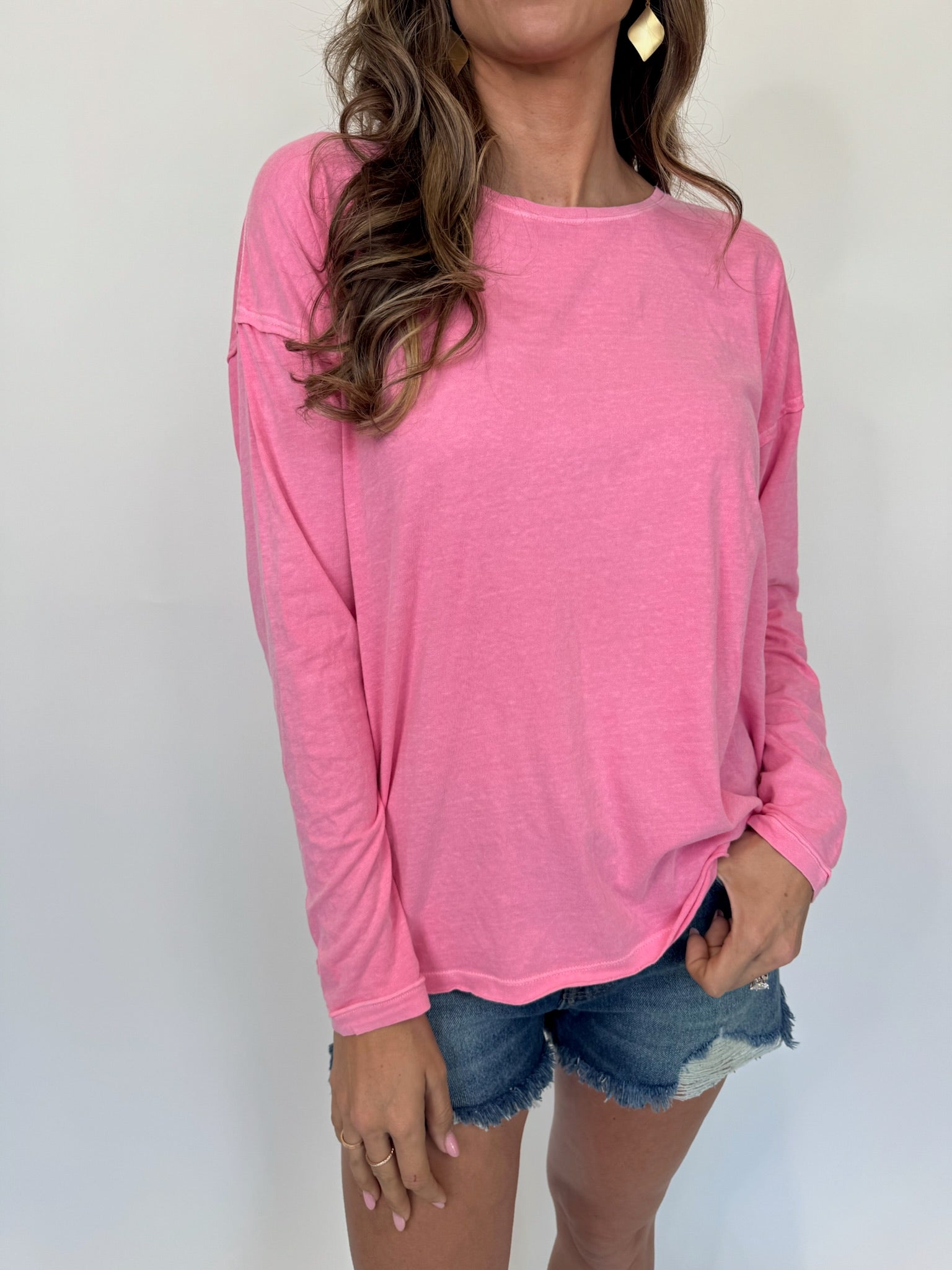 Free People Nina Long Sleeve Tee | Vagabond Apparel Boutique