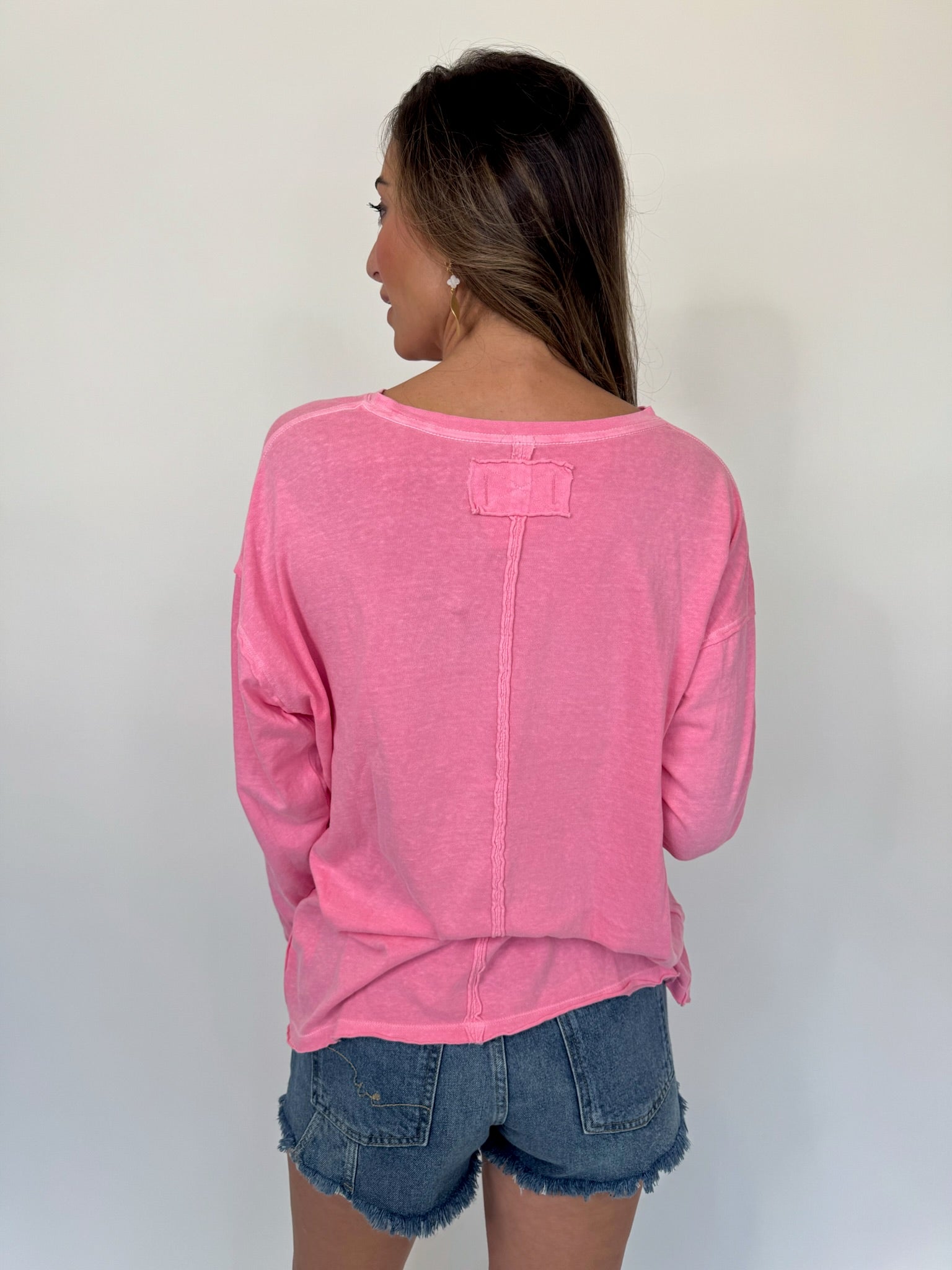 Free People Nina Long Sleeve Tee | Vagabond Apparel Boutique