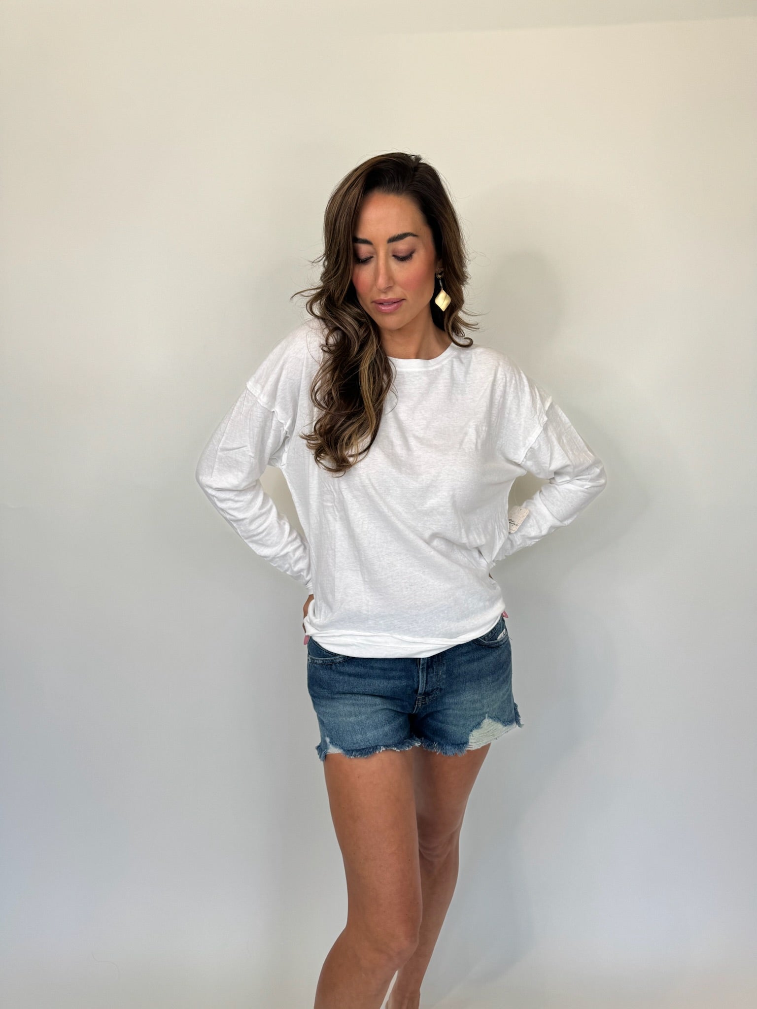 Free People Nina Long Sleeve Tee | Vagabond Apparel Boutique