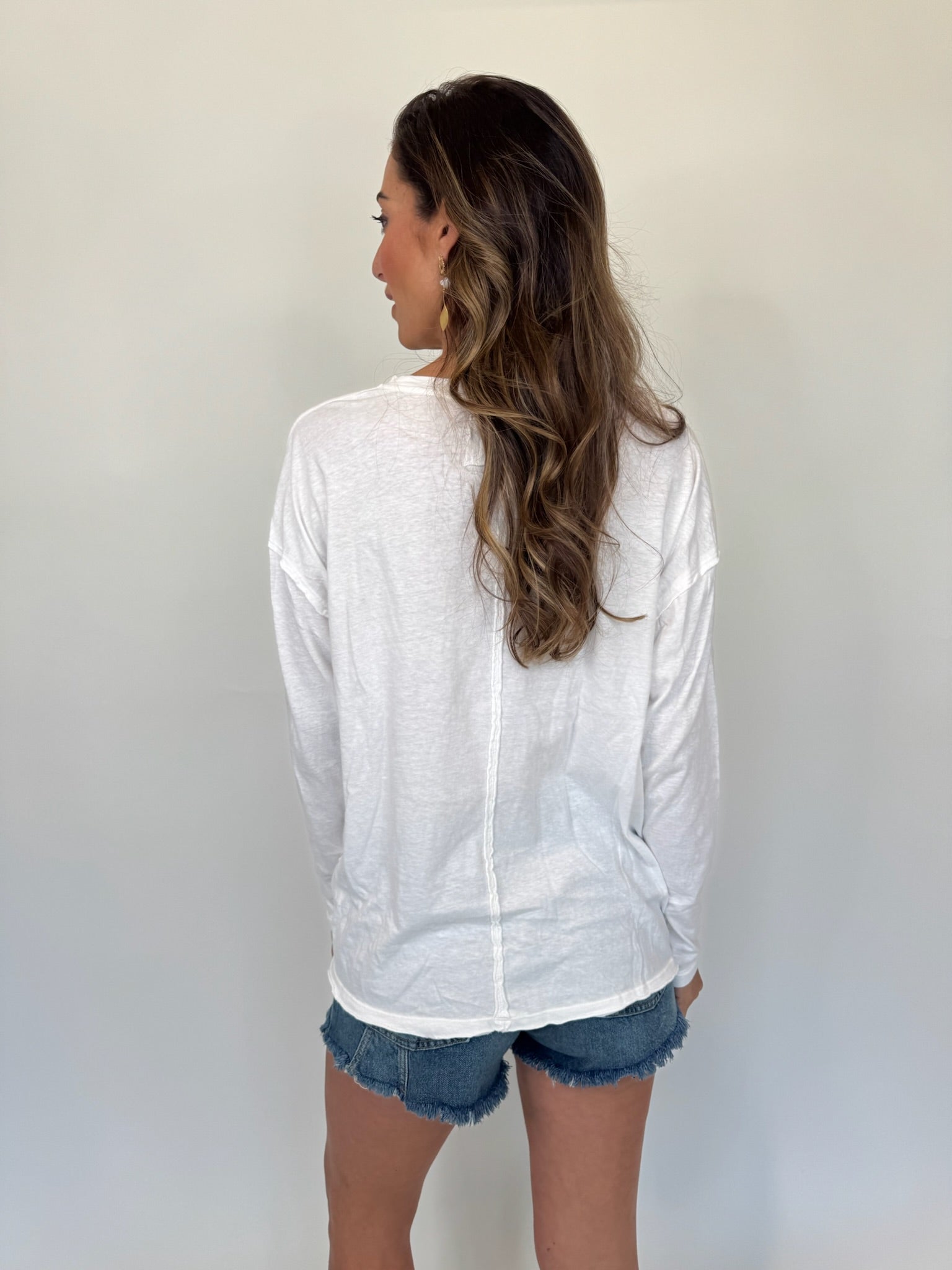 Free People Nina Long Sleeve Tee | Vagabond Apparel Boutique