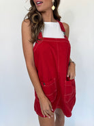 Free People Overall Smock Mini Heart Eyes  | Vagabond Apparel Boutique