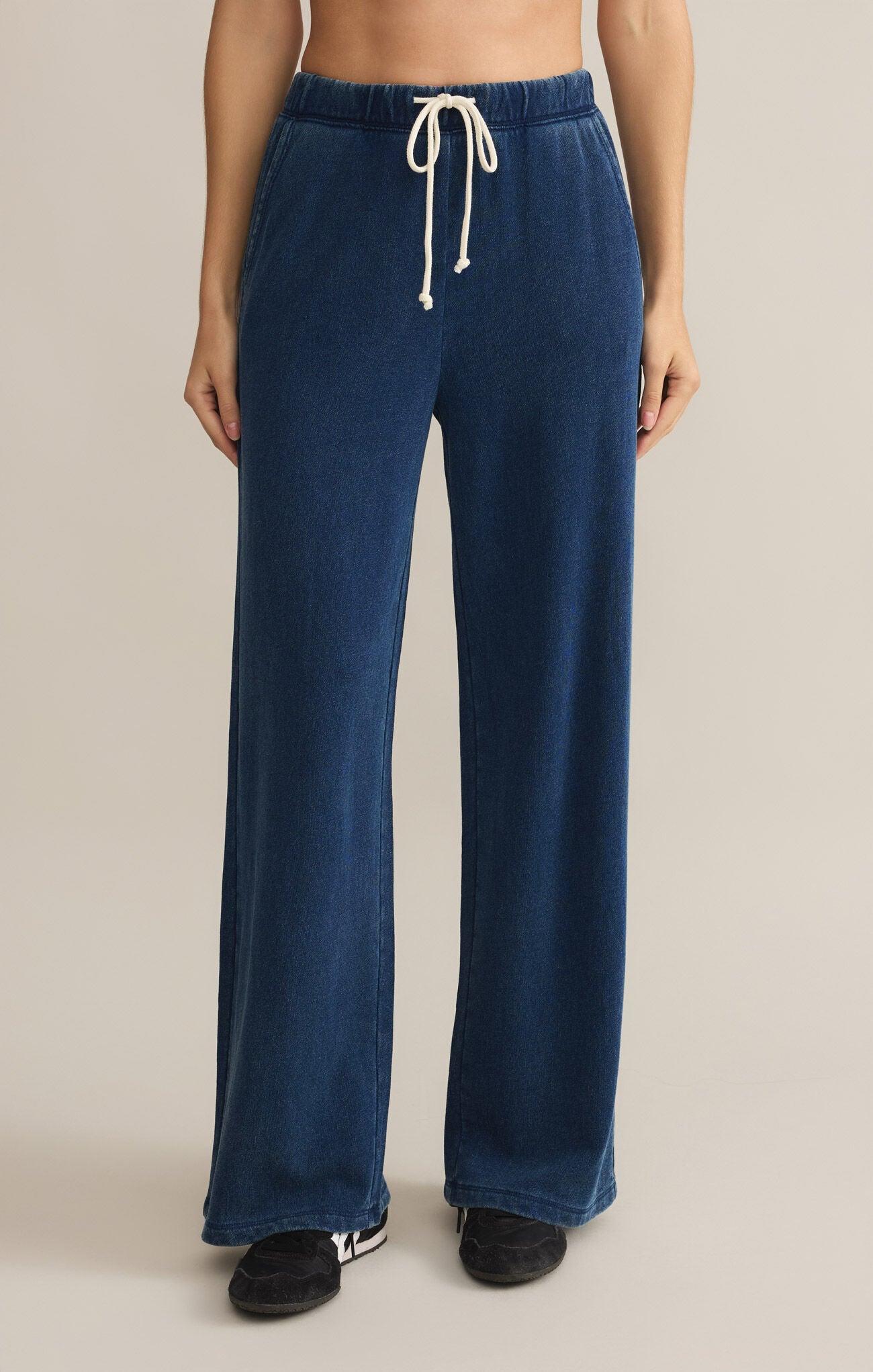 Z Supply Hunter Knit Denim Pant Indigo | Vagabond Apparel Boutique