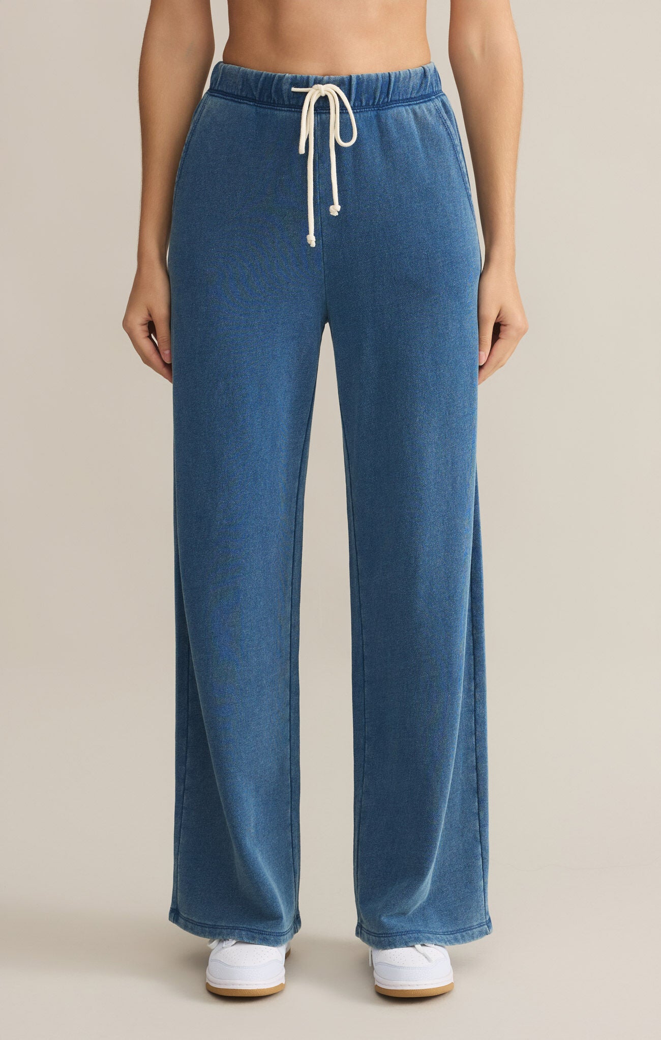 Z Supply Hunter Knit Denim Pant Vintage Indigo | Vagabond Apparel Boutique