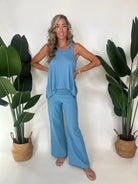 Fresh Laundry Foldover Linen Pant | Vagabond Apparel Boutique